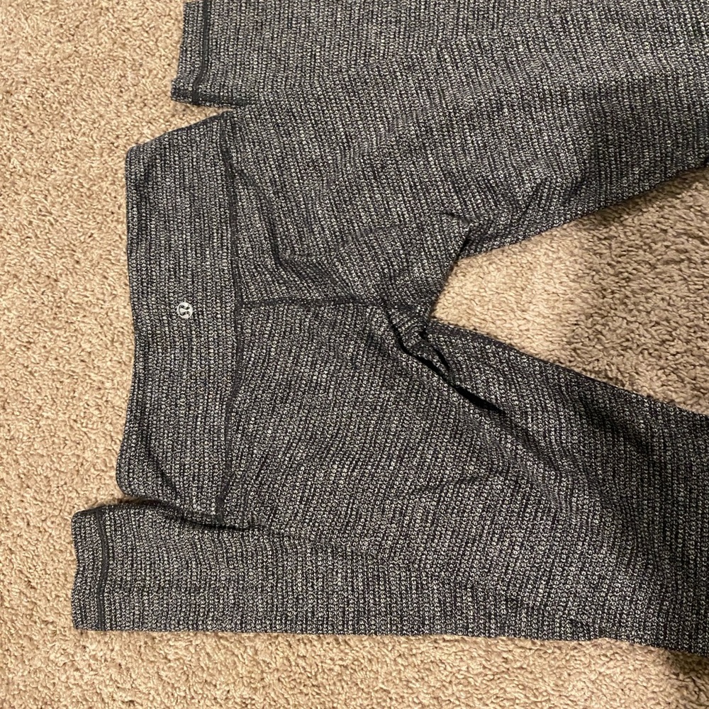 Gray Patterned Leggings